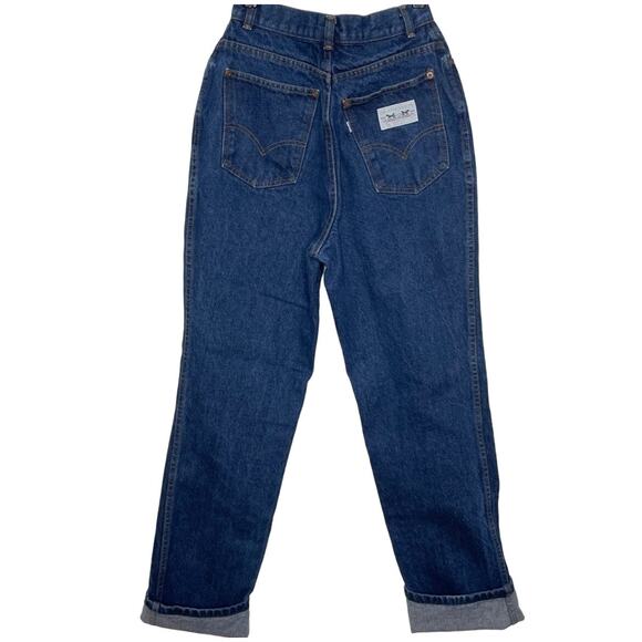 Vintage Levi’s 554 White Tab Double Horse Patch Women's Sz 26x32 High Rise Jeans - Picture 12 of 12